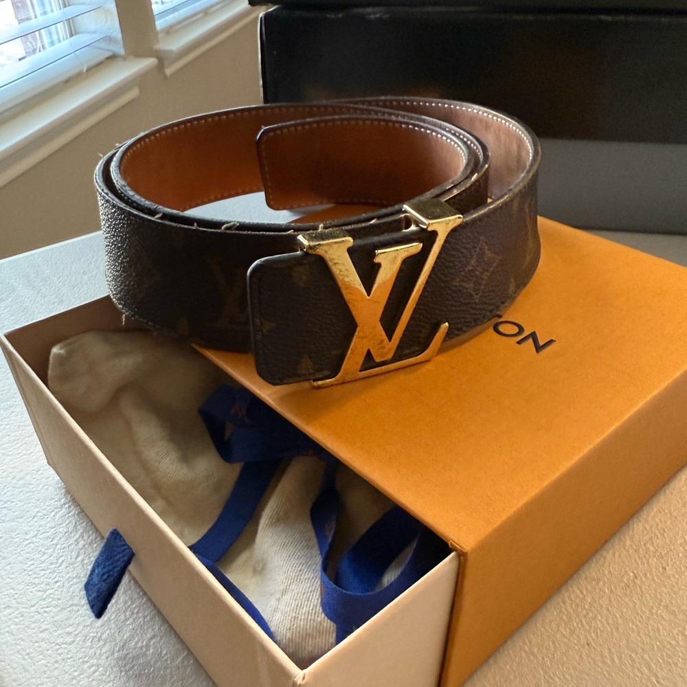 Louis Vuitton Initials Monogram Canvas Belt - Picture 2 of 7